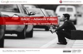 Trends en ontwikkelingen Google Adwords - GAUC – Adwords Edition 2012