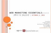 Web Marketing Essentials For 2013 And Beyond   Jasmine Sandler