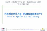 Marketing management - Part 3 - Industry Analysis and Market Research