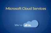 Microsoft Cloud Services Presentation