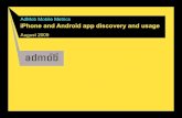 iPhone and Android app discovery and usage