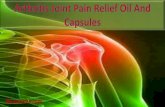 Arthritis Joint Pain Relief Oil And Capsules