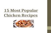 15 Most Popular Chicken Recipes