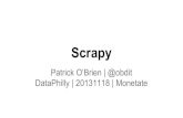 Scrapy talk at DataPhilly