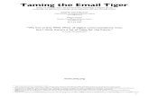 Taming the-email-tiger
