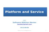 Platform, Service and Business