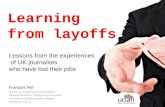 Learning from Layoffs