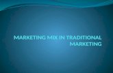 Marketing Mix In Traditional Marketing