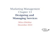 Chapter 13, designing & managing services, eftekhar mitra