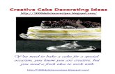 Creative cake decorating ideas