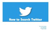 How to Search Twitter