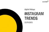 Digital Fridays - Instagram Trends