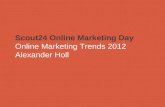 121WATT @Scout24 - Online Marketing Trends 2012