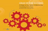 8 Steps to Get Sales & Marketing Cranking in Unison
