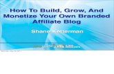 Building and growing branded affiliate blog [Blog World NYC 2011]
