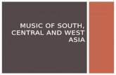 Music of South, Central and West Asia