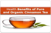 Health Benefits of Pure and Organic Cinnamon Tea