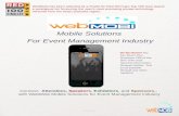 WebMobi Mobile Solutions For Event Management Industry