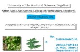 Organic Farming in Herbal spices by Shivanand M.R