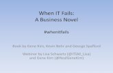 When IT Fails: A Business Novel - ITSM Academy Webinar
