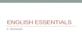 English Essentials PowerPoint Ch 1-3