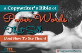 A copywriter's bible of (power) words that sell - and how to use them