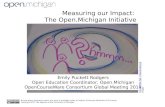 Measuring Our Impact: The Open.Michigan Initiative