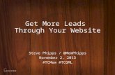 Get More Leads Through Your Website