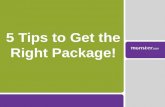5 Tips to Get the Right Package