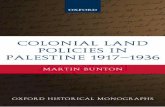 Colonial land policies in palestine, 1917-1936 (2007)