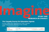 The Canada Course for Education Agents: ICEF Berlin Workshop, October 2012