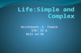 Life:simple and comples