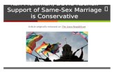 Ken Mehlman, David Kochel: Support of Same-Sex Marriage is Conservative