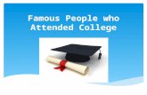 What degrees do famous people have? Looking at the degrees of people like Brad Pitt, Henry R Kravis, Julia Roberts,  Oprah, and others.