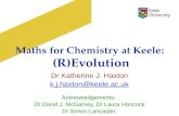 HEA Maths for Chemistry April 2014
