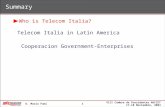 Who is Telecom Italia?