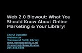 Web 2.0 Blowout: What You Should Know About Online Marketing & Your Library!
