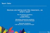 Teach Talk: Devices are taking over the classroom - so what next?