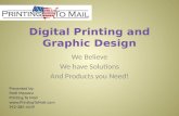 Digital Printing And Graphic Design