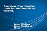 Automated Testing Overview