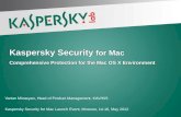 Kaspersky Security for Mac - Comprehensive Protection for the Mac OS X Environment
