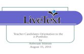 Livetext Presentation