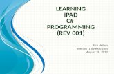 Learning C# iPad Programming