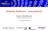 Smarter petitions (Nov 2009)