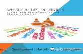 Website re design services