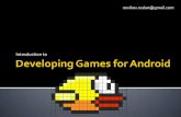 Introduction to android (and mobile) game development