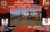 Laser screed technology