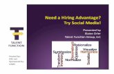 Need a Hiring Advantage? Try Social Media!