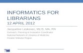 Informatics for librarians