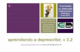 Deprescripcion de medicamentos, versión 3.2 castellano